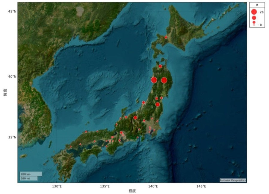 【技術紹介】熊被害マップ